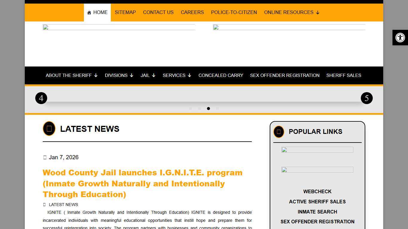Wood County Sheriff's Office - Sheriff Mark Wasylyshyn Wood County Sheriff's Office - Sheriff Mark Wasylyshyn